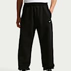 Nike Solo Swoosh Kids' Fleece Cuffed Basketball Trousers