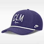 Clemson Legacy Letter Rise Men's Nike Dri-FIT College A-Frame Adjustable Hat