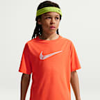 Nike Multi Older Kids' (Boys') Dri-FIT Short-Sleeve Training Top