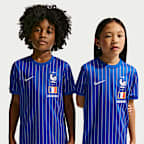 Haut de foot à manches courtes France x Jacquemus pour ado