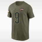 Joe Burrow Cincinnati Bengals Salute To Service Men’s Nike NFL T-Shirt