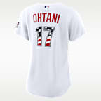 Shohei Ohtani Los Angeles Dodgers USA 250 Women's Nike MLB Stadium Jersey