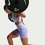 Nike Universa Women's High-Waisted 12.5cm (approx.) Biker Shorts with No Front Seam