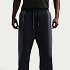 Nike Tech színblokkos, nyitott szegélyű férfi polárnadrág