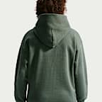 Sudadera con gorro sin cierre oversized para niña Nike Sportswear Studio Fleece