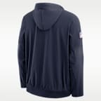 New York Giants Alt Anorak Men's Nike NFL 1/2-Zip Hooded Jacket
