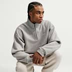 Haut en Fleece à 1/4 de zip Nike Solo Swoosh pour homme