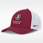 Florida State Sideline Rise Gameday Men's Nike College Trucker Adjustable Hat