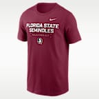 Playera universitaria Nike Dri-FIT para hombre Florida State Sideline Mantra