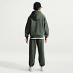 Nike Solo Swoosh Kids' Fleece Cuffed Basketball Pants