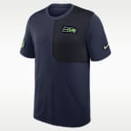 Seattle Seahawks Sideline Coach Men's Nike Dri-FIT NFL Top