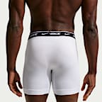 Nike Essential Men's Cotton Stretch Boxer Briefs (3-Pack)