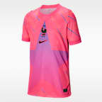 FFF 2026 Stadium Goalkeeper Older Kids' Nike Dri-FIT Soccer Replica Short-Sleeve Shirt