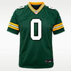 Matthew Golden Green Bay Packers 2025 NFL Draft First Round Pick Big Kids' Nike NFL Game Jersey