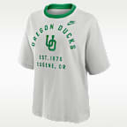 Oregon Legacy Arch Script Boxy Women's Nike College T-Shirt