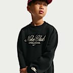 Nike Sportswear  Big Kids' Fleece Crew-Neck Sweatshirt