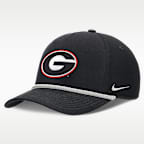 Georgia Sideline Rope Rise Men's Nike College Adjustable Hat