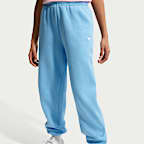Pants holgados para niña Nike Sportswear Studio Fleece