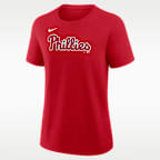 Playera Nike de la MLB para mujer Bryce Harper Philadelphia Phillies