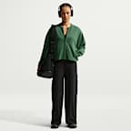 Nike 24.7 ImpossiblySoft Parte de arriba Dri-FIT con cuello redondo, cremallera completa y ajuste oversize - Mujer