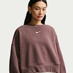 Sweat ultra-oversize à col ras-du-cou Nike Sportswear Phoenix Fleece pour femme