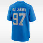 Aidan Hutchinson Detroit Lions Men's Nike NFL Game Football Jersey