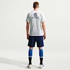 Playera de futbol Nike Dri-FIT para antes del partido para hombre del Inter de Milán