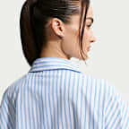 Nike Sportswear Chill Poplin Women's Oversized Striped Top