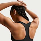 Nike Swoosh gepolsterter Sport-BH mit mittlerem Halt