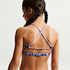 Conjunto de bikini con cordones para niña talla grande Natación Nike