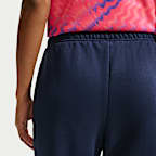 Nike Studio Fleece Medium Weight Women's Mid-Rise Open-Hem Trousers
