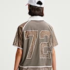 Nike Sportswear Women's Lace Polo Jersey Top