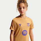 F.C. Barcelona Strike Away Older Kids' Kobe Dri-FIT Football Short-Sleeve Top