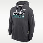 Sudadera con gorro sin cierre Nike Dri-FIT de la NFL para hombre Philadelphia Eagles Sideline Standard Issue