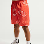 Conjunto de dos piezas de playera Floatie y shorts para niños talla pequeña Nike Sportswear Club