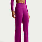 Nike Zenvy Women's High-Waisted Flared Leggings with No Front Seam