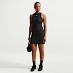 Vestido de tirantes de tela de canalé ajustado para mujer Nike Sportswear Chill Knit
