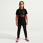Paris Saint-Germain Strike Older Kids' Nike Football Dri-FIT Short-Sleeve Top