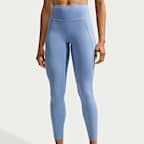 Nike Universa Women's High-Waisted 7/8 Leggings with No Front Seam