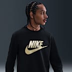 Nike Sportswear Club Men's Graphic Fleece Crew-Neck Sweatshirt