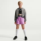 Shorts Dri-FIT para niña talla grande Nike Pro Fleece