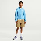 Nike Sportswear Club Fleece Sudadera con gorro de cierre completo para niños talla grande
