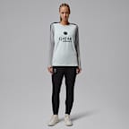 Paris Saint-Germain Strike Night Edition Jordan Dri-FIT knit voetbaltrainingstop met ronde hals voor dames