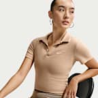 나이키 스포츠웨어 에센셜 여성 반팔 폴로 탑