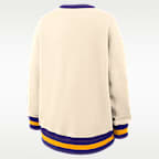 LSU Legacy Women's Nike College Oversized Pullover Crew