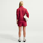 Shorts de tiro medio para mujer Nike Studio Fleece Medium Weight