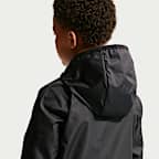 Paris Saint-Germain Academy Pro Nike Storm-FIT Fußball-Regenjacke mit Kapuze (ältere Kinder)