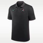 Arizona Diamondbacks Authentic Collection Striped Victory Men's Nike Dri-FIT MLB Polo