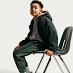 Joggers acondicionados para el invierno para niños talla grande Nike Club Fleece