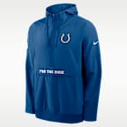 Indianapolis Colts Rivalries Collection Sideline Anorak Men's Nike NFL 1/2-Zip Hooded Jacket